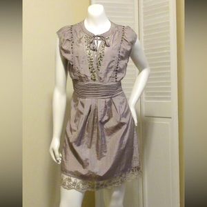 Miss Me Mini Dress Womens Size Large lace trim new